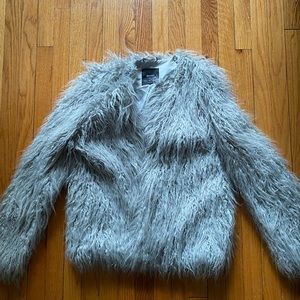 Faux fur jacket